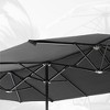 Captiva Designs 6.5'x13' Rectangular Outdoor Market Umbrella - 4 of 4