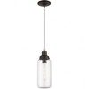 Livex Lighting Oakhurst 1 - Light Pendant in  Bronze/Antique Brass - image 4 of 4