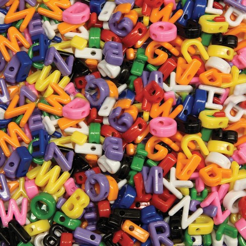 Creativity Street Shaped Alphabet Beads