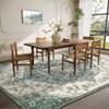 Large Area Rug, Vintage Washable Floral Medallion Area Rug for Living Room, Printed Non Slip Carpet Soft Rugs - 2 of 4