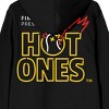 Hot Ones Carrot and Red Pepper Men's Black Double-Sided Hoodie - 4 of 4