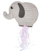 Blue Panda Elephant Pull String Pinata For Baby Shower, Gender Reveal,  Safari Animal Party Supplies, 17x12 : Target