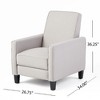 CAVINAS Mid-Century Modern Back Recliner Chair for Adults, Accent Chair for Living Room, Upholstered Single Sofa Chair, Wingback Chair - 2 of 4
