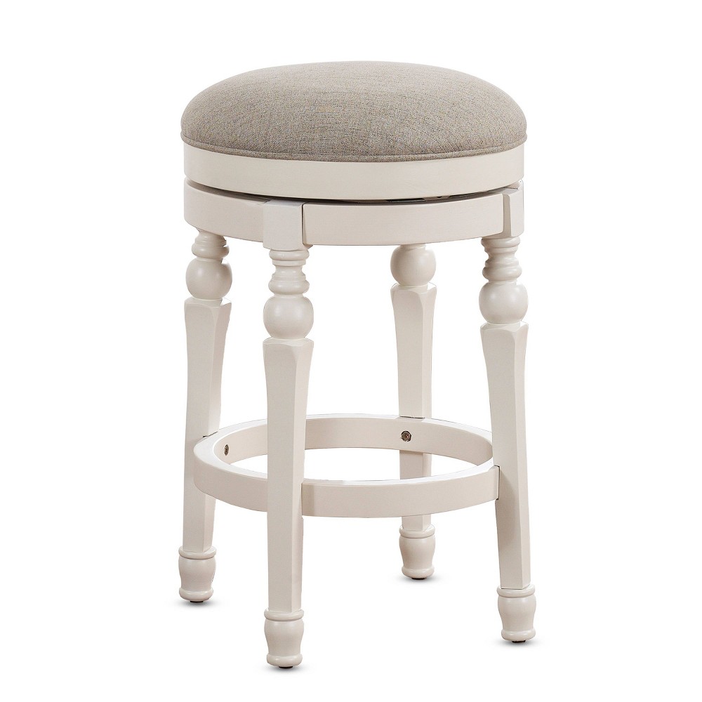 Photos - Storage Combination Comfort Pointe Colebrook Counter Height Barstool White