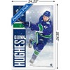 Trends International NHL Vancouver Canucks - Quinn Hughes 20 Framed Wall Poster Prints - 3 of 4