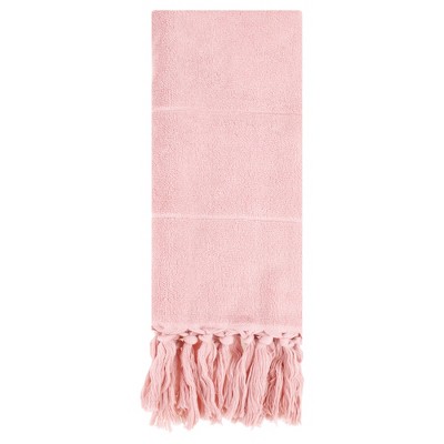 REGALWOVEN Cotton Bathroom Hand Towel with Tassel 14" x 30" 2 Pcs