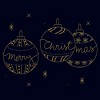 Juniors Womens Lost Gods Merry Christmas Ornaments T-Shirt - 2 of 4
