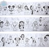 Disney 100 Giant Coloring Roll Set with 20 Crayons, 20 ft Drawing Paper for Kids - 2 of 4