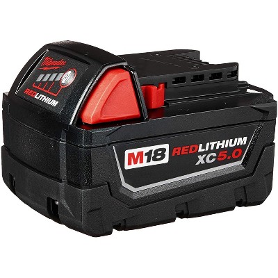 Milwaukee 48-11-1850 M18 Redlithium XC5.0 5.0Ah Extended Capacity Battery Pack