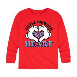 Boys' - Disney - Little Brother Big Heart Long Sleeve Graphic T-Shirt - 1 of 4