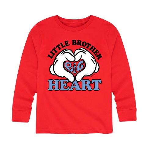 Boys' - Disney - Little Brother Big Heart Long Sleeve Graphic T-Shirt - image 1 of 4