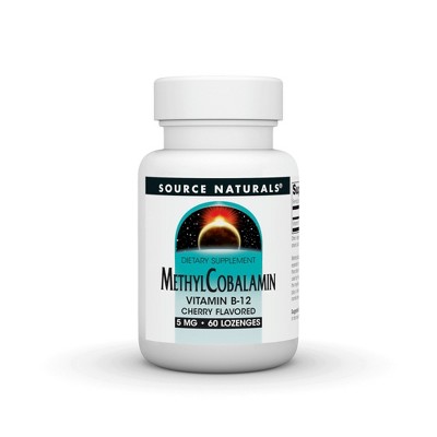 Methylcobalamin 5mg by Source Naturals, Inc.  -  60 Lozenge