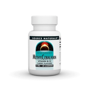 Methylcobalamin 5mg by Source Naturals, Inc.  -  60 Lozenge - 1 of 3