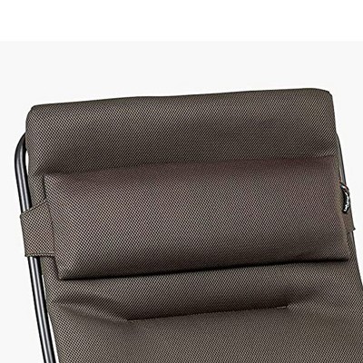 Taupe Brown XL Zero Gravity Outdoor Folding Lounger with Cushions
