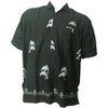 LA LEELA Men's Beach Cruise Holidays Shirts Casual Button Down Shirts For Men Summer Vacation Aloha Tops Hawaiian Shirt S Black_W788 - 3 of 3