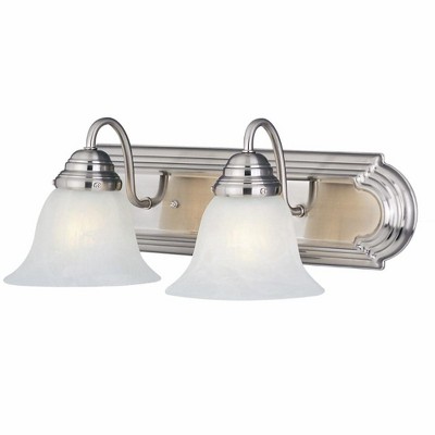 Maxim Lighting Essentials - 801x 2 - Light Vanity in  Satin Nickel