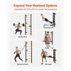 VEVOR Swedish Ladder Wall Gym, 9-Level Swedish Ladder Suspension Trainer, 330LBS Loading Solid Wood + Carbon Steel Gymnastics Stall Bars, Black - 4 of 4