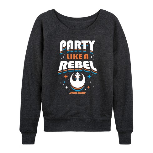 Women's - Star Wars - Party Like A Rebel Lightweight French Terry Slouchy - image 1 of 4