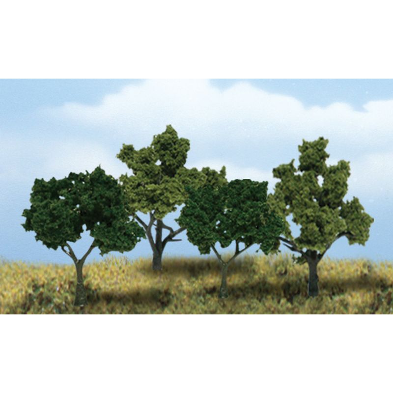 SceneARama Deciduous Trees 4/Pkg-2" To 3", 2 of 3