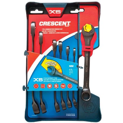 Crescent 12 Point SAE Wrench Set 7 pk