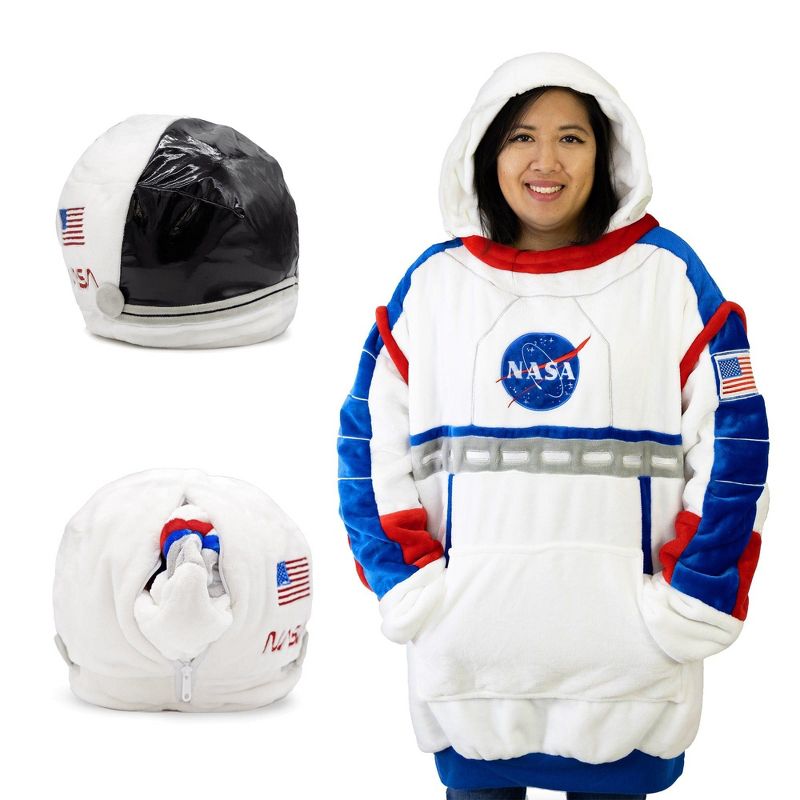 NASA Astronaut Snugible Blanket Hoodie & Pillow, 1 of 9