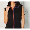 Women's Zip Front Long Vest - Angel Apparel - 2 of 4