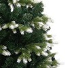 Aghana Digitals 240cm Hinged Artificial Christmas Tree with Realistic PE/PVC Tips, Flocked Snow & - 4 of 4