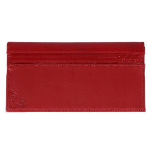 CTM RFID Leather Checkbook Cover with American Flag Detail - 1 of 3