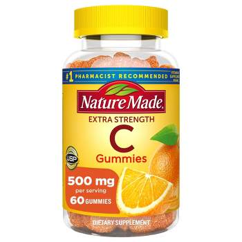Nature Made Extra Strength Dosage Immune Support Vitamin Gumimes with Vitamin C 500mg Per Serving - 60ct