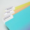 Avery TrueBlock File Folder Labels, 2/3" x 3-7/16", 750 Printable Labels, White/Purple (5666) - 2 of 4