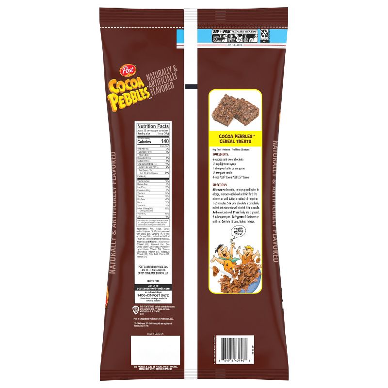 Cocoa Pebbles Breakfast Cereal , 3 of 9