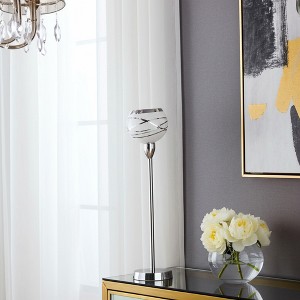 Elegant Candle Holders, Tall & Modern, Chrome Finish, Home Decor Accent, Ideal for Living Room & Celebrations - 1 of 4