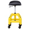 300LB Yellow Rolling Mechanic Stool with Tool Tray – 360° Swivel Garage Seat for Workshops (TruAIR Brand, 1-Piece) - 3 of 4