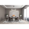 Elegant Lighting Gabe 1-Light Pendant in Black with Seeded Glass Cylinder - 2 of 4