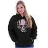 Vintage Skull Headphones Music Hoodie Sweatshirt Women Men Brisco Brands - 3 of 4