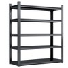 Sapphtopaz Metal Storage Shelves Adjustable 2000LBS Heavy Duty Garage Shelving,Utility Storage Rack for Utility Rooms, Black - 3 of 4