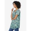 Woman Within Women's Plus Size Knit Henley Tunic - 3 of 4