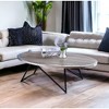 Allis Weathered Gray Oak & Metal Finish Coffee Table - 4 of 4