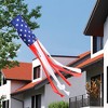 Garvee 2PACK 4th of July Decorations Hanging American Flag Banners Porch Sign, 60 Inch American US Flag Windsock - 4 of 4