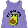 Girls' - Instant Message - I'm Hard Core Graphic Sleeveless Aline Dress - 2 of 4