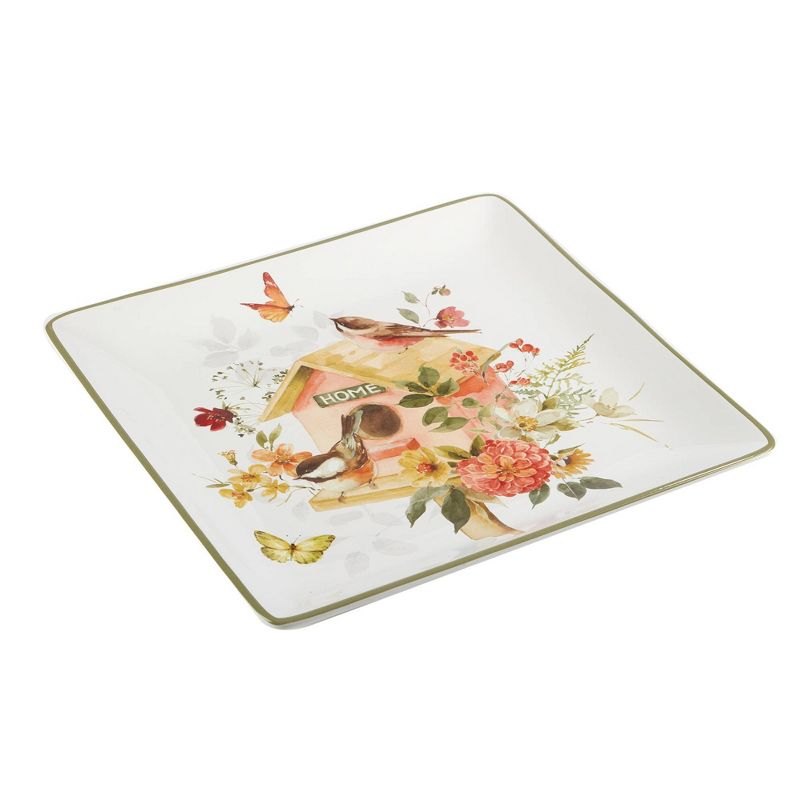12.5&#34; Nature&#39;s Song Square Serving Platter - Certified International, 3 of 5