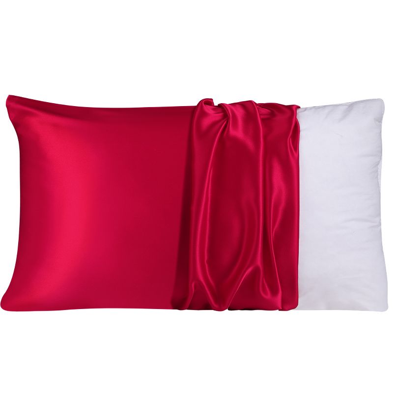 PiccoCasa 100% Pure Silk Smooth Pillowcases 1 Pc, 1 of 6