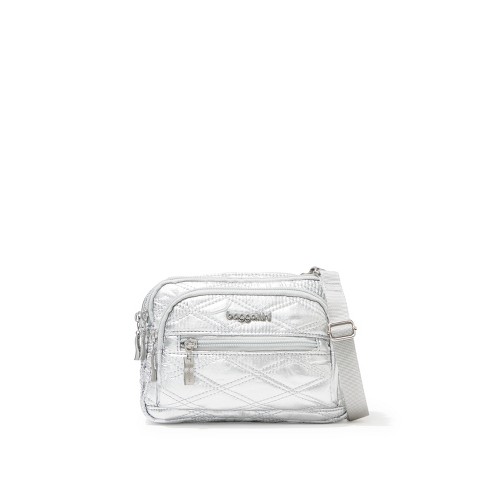 Women's Triple Zip Crossbody Bag