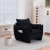 Aukfa Accent Chairs, Oversized Armchair with Side Pockets, Mid Century Modern Reading Chair, Ergonomic Comfy Sofa Chair for Office, Apartment - 3 of 4