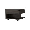 Vynxaria Lift Top Coffee Table with Concealed Storage & Locking Wheels - 4 of 4