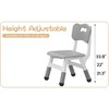 Whizmax 3 Level Height Adjustable Kid Chair, Plastic Toddler Chairs for Children Boys Girls Age 2-6, Suitable for Home Family Classroom,2 Pcs - 3 of 4