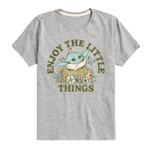 Boys' - The Mandalorian - Enjoy The Little Things Short Sleeve Graphic T-Shirt - 1 of 4