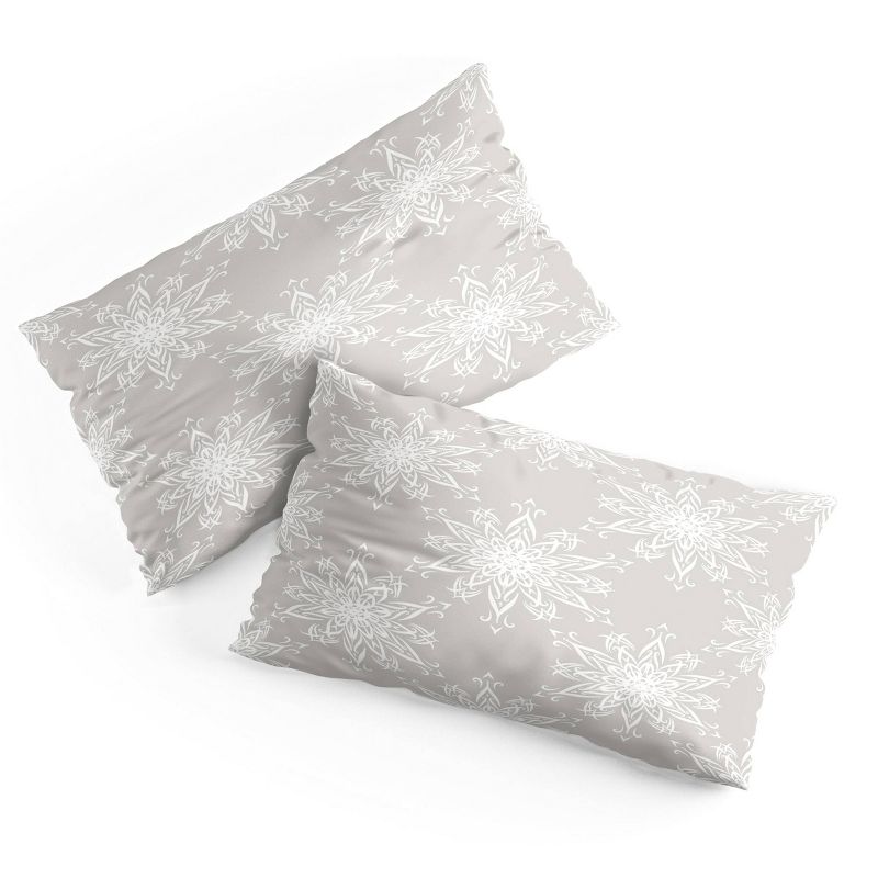 King Lisa Argyropoulos La Boho Snow Polyester Duvet Cover + Pillow Shams Beige - Deny Designs, 6 of 9