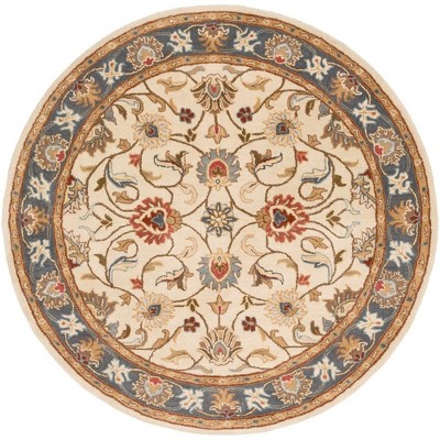 Mark & Day Paris 6' Round Tufted Indoor Area Rugs Tan