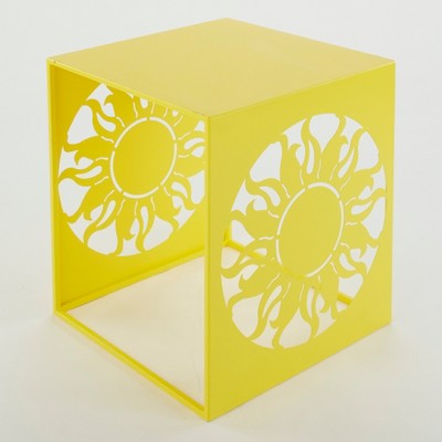 The Lakeside Collection Metal Icon Side Tables